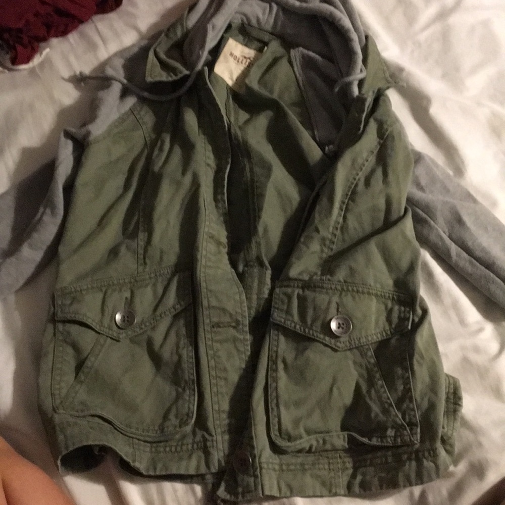 Army green jacket